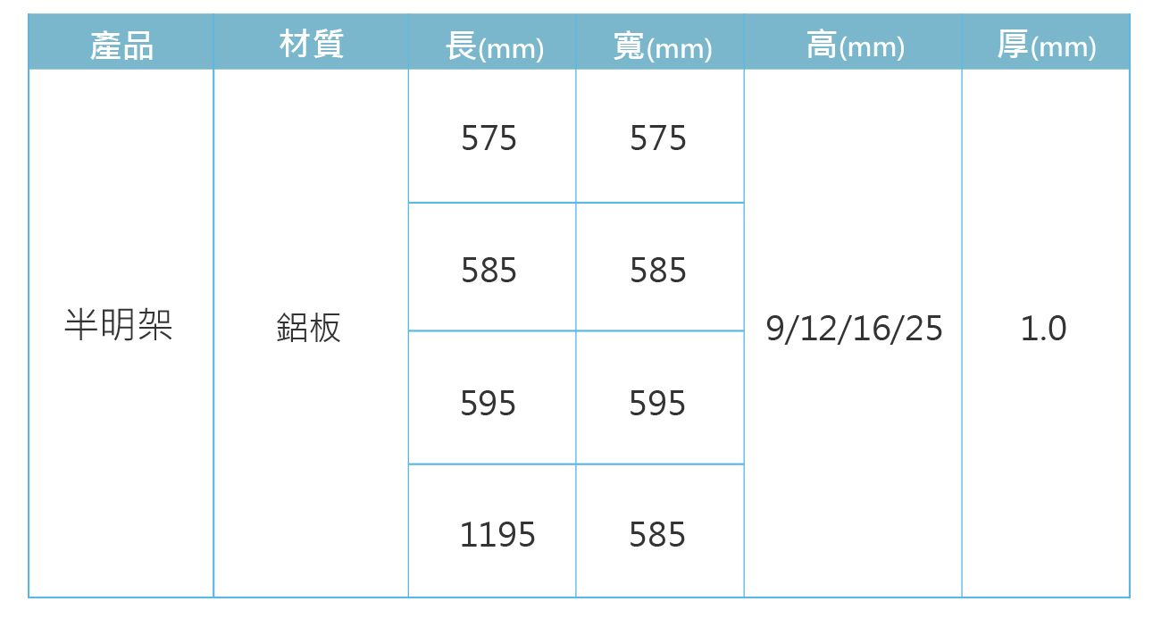 微孔吸音板半明架
